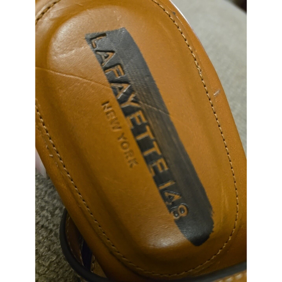 Lafayette 148 New York NEW Marlon Slide Sandal Size EU 36 US 5.5 Brown Leather - Picture 6 of 8